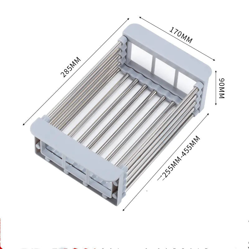 Retractable Drain Basket for Kitchen Sink