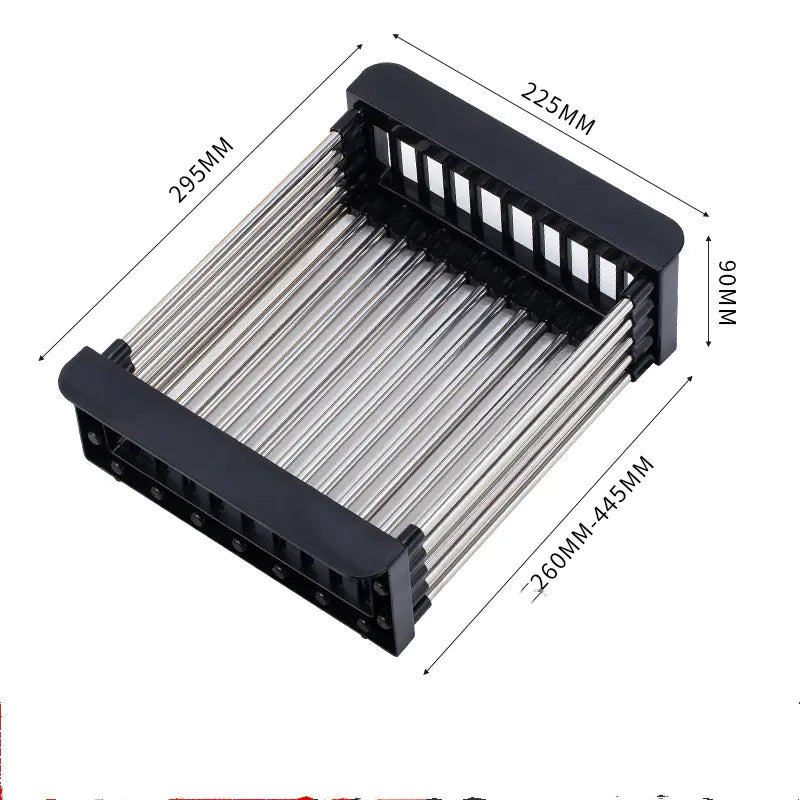 Retractable Drain Basket for Kitchen Sink