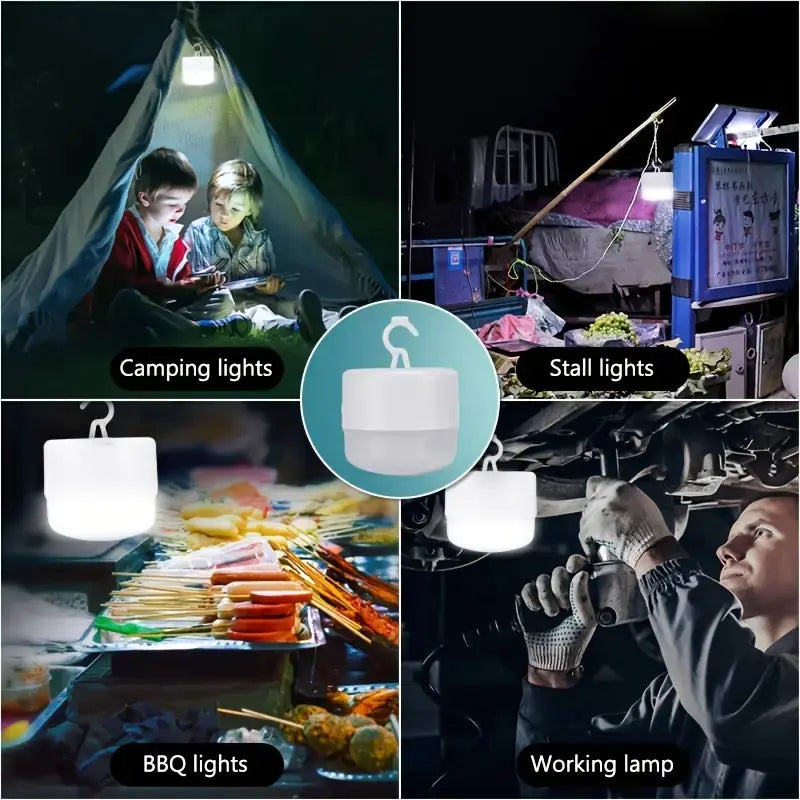Portable USB Rechargeable LED Camping Light Bulb