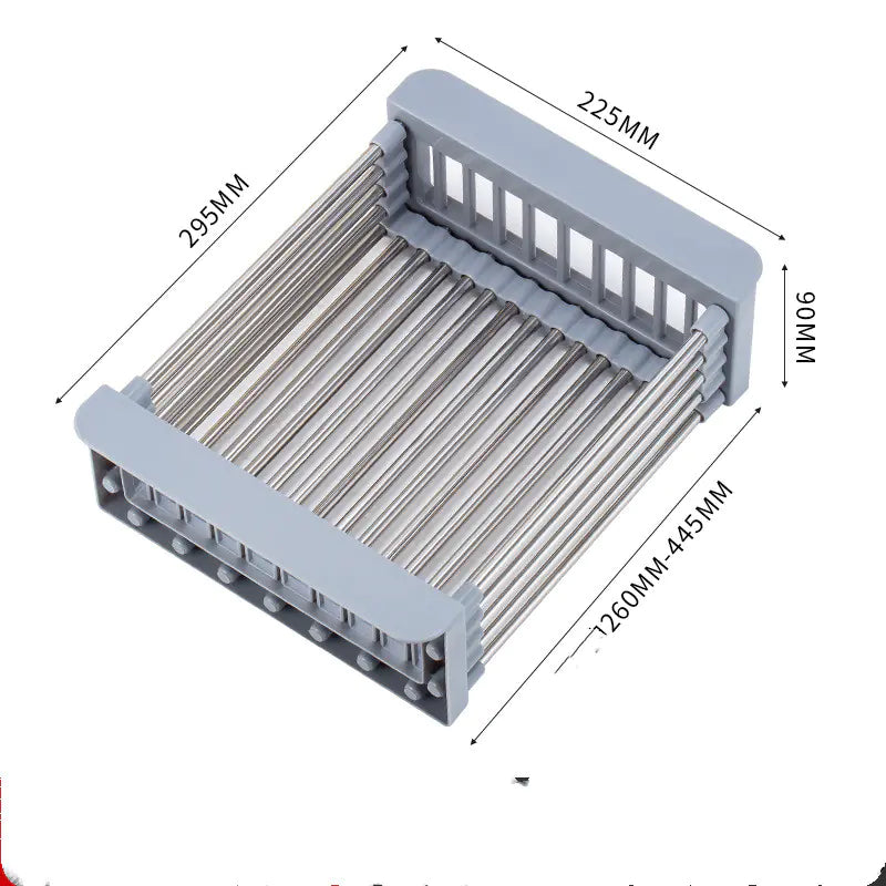 Retractable Drain Basket for Kitchen Sink