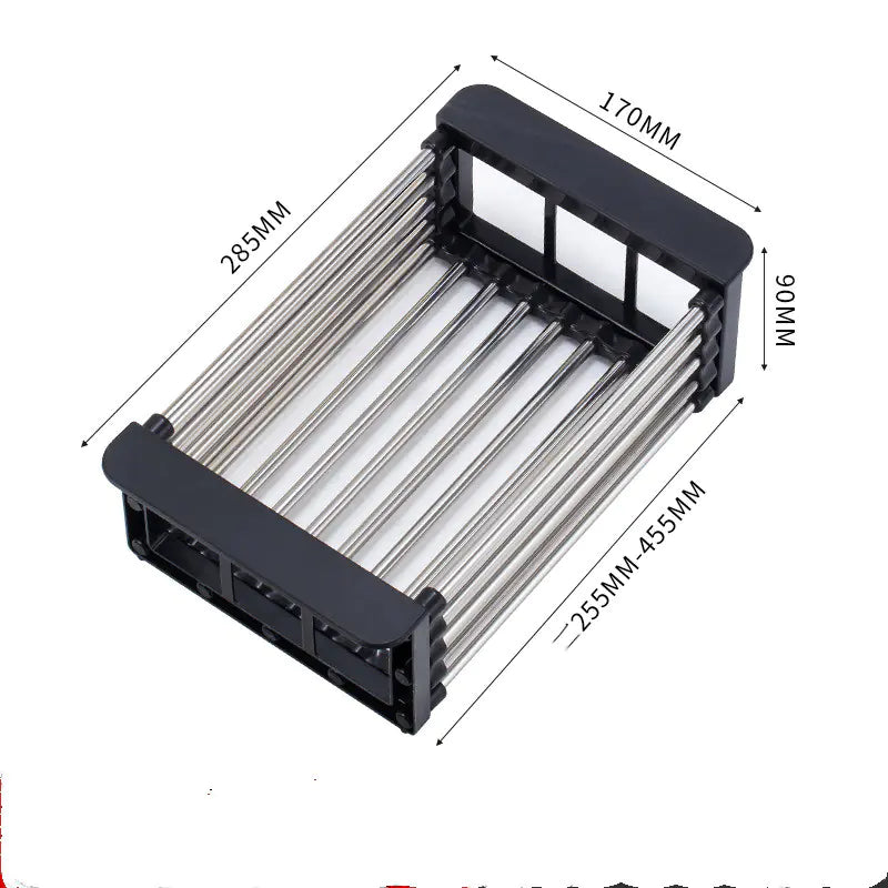 Retractable Drain Basket for Kitchen Sink