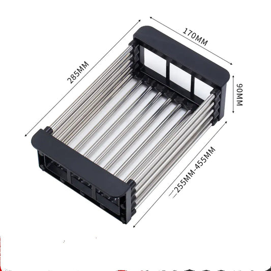 Retractable Drain Basket for Kitchen Sink