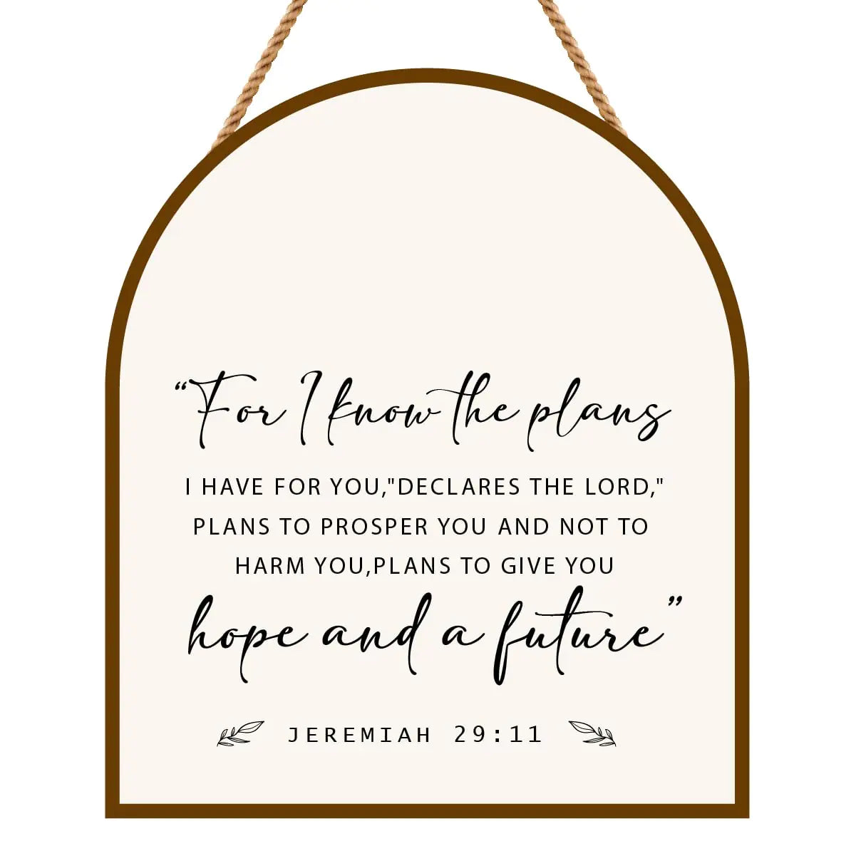 For I Know The Plans Jeremiah 29:11 Bible Verses Wall Decor Scripture Wall ArtBible Wall ArtBible Scripture Wall ArtReligious Wall Art Decor Gifts for Christian Women Men Bedroom Home Wall Decor